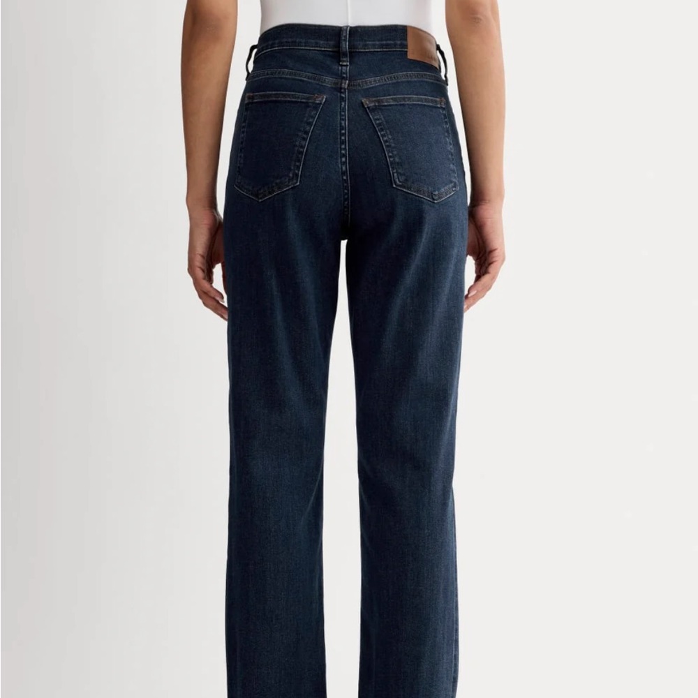 NWT Everlane Women's High-Key Stovepipe Jean in Dark Indigo - Picture 3 of 12